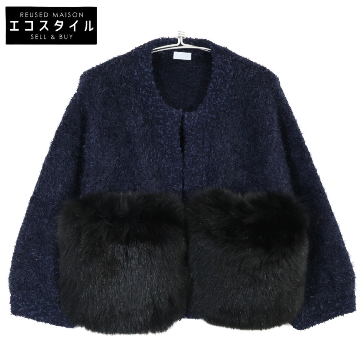 Cruciani クルチアーニ ﾈｲﾋﾞｰ CDY023 ﾎﾟｹｯﾄﾌｧｰ ｼﾞｬｹｯﾄ ジャケット 38