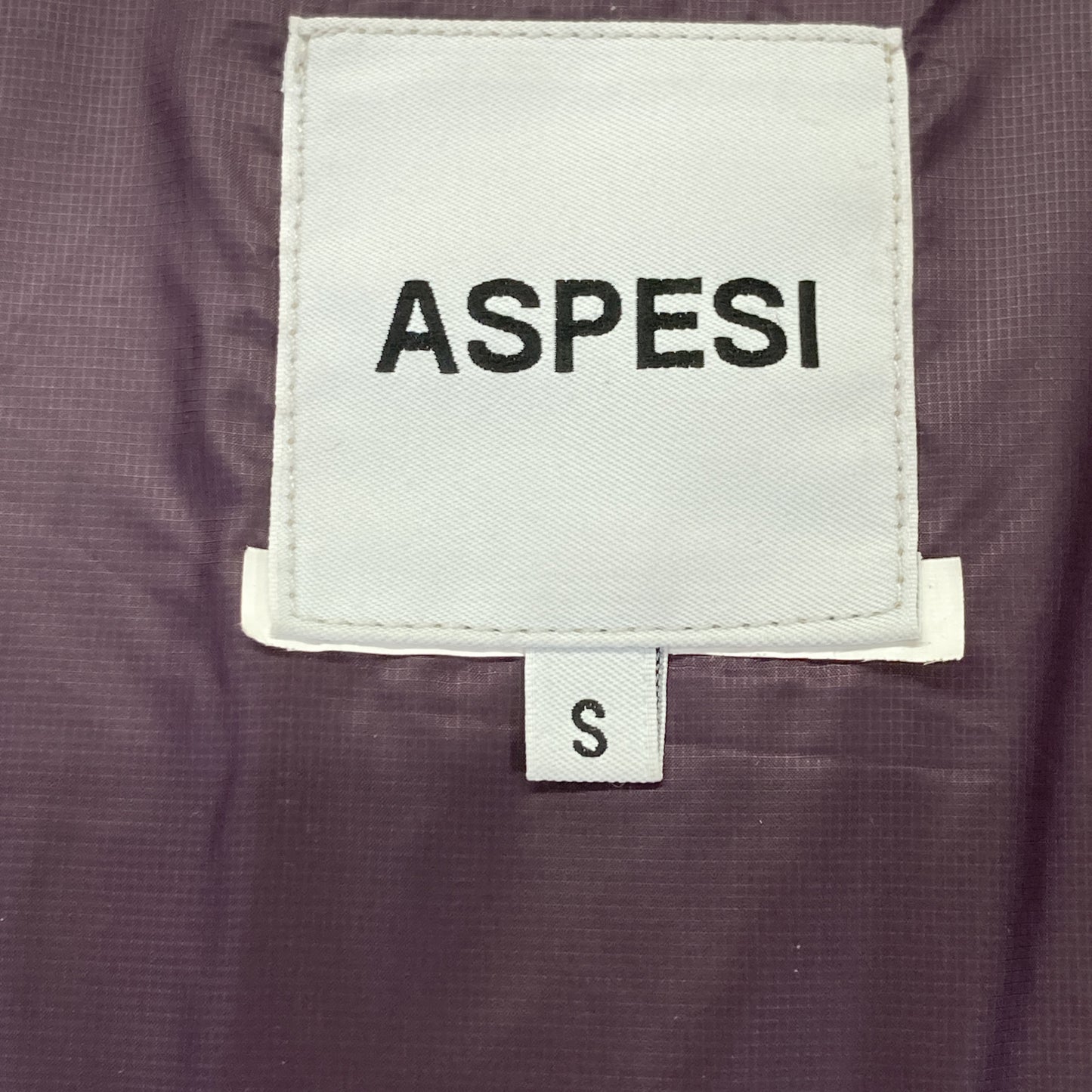 ASPESI アスペジ ﾊﾟｰﾌﾟﾙ ﾍﾞﾙﾍﾞｯﾄ ﾎﾞﾝﾊﾞｰｼﾞｬｹｯﾄ ジャケット S