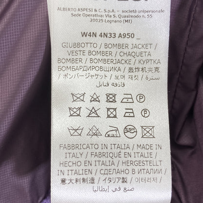 ASPESI アスペジ ﾊﾟｰﾌﾟﾙ ﾍﾞﾙﾍﾞｯﾄ ﾎﾞﾝﾊﾞｰｼﾞｬｹｯﾄ ジャケット S