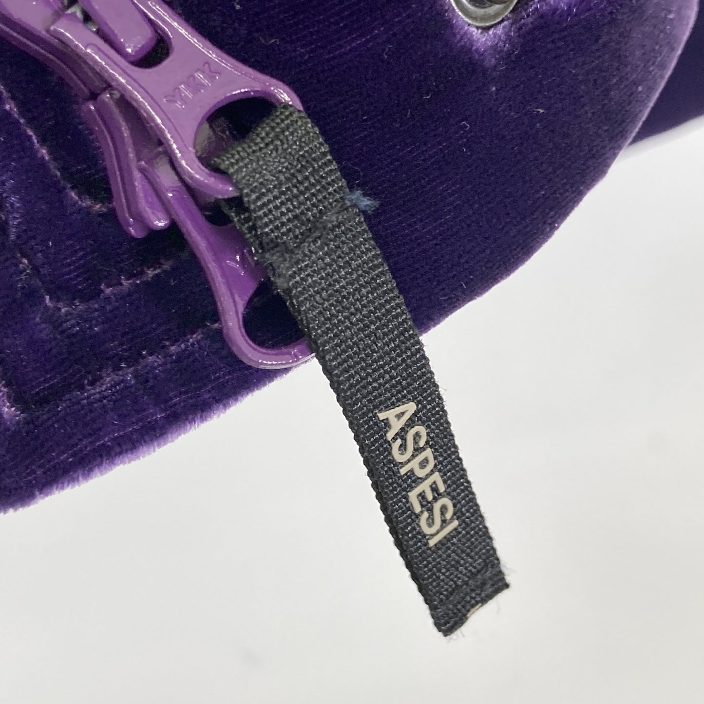 ASPESI アスペジ ﾊﾟｰﾌﾟﾙ ﾍﾞﾙﾍﾞｯﾄ ﾎﾞﾝﾊﾞｰｼﾞｬｹｯﾄ ジャケット S