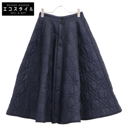 Christian Dior クリスチャンディオール 【美品/国内正規】157J67A2827 マイクロカナージュ キルティング ロング スカート I:40