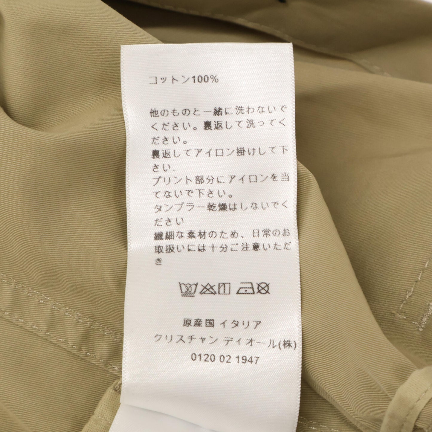 Christian Dior クリスチャンディオール 【国内正規】257R46A3419 コットン ベルト付 ミディ シャツドレス/ ワンピース 40