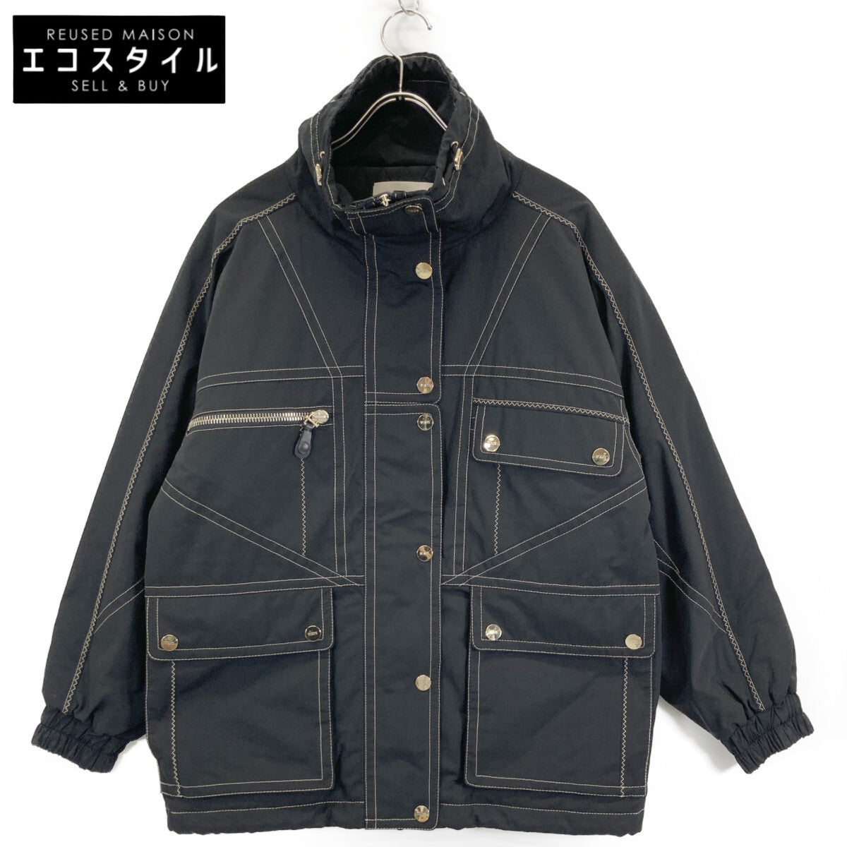 TOD'S トッズ 【美品/国内正規】X1W1435044E0ZL ナイロン 中綿入り ジャケット 36