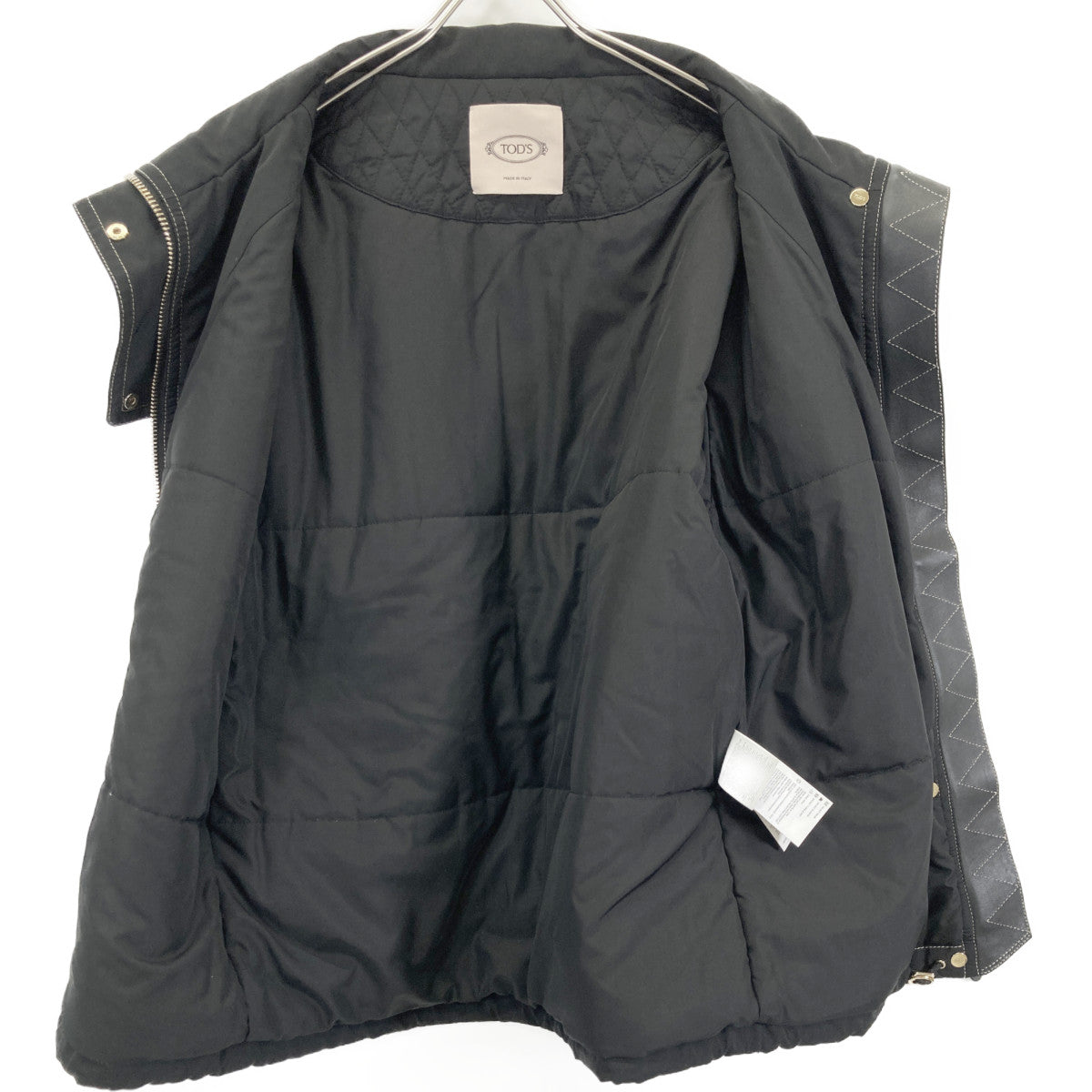 TOD'S トッズ 【美品/国内正規】X1W1435044E0ZL ナイロン 中綿入り ジャケット 36