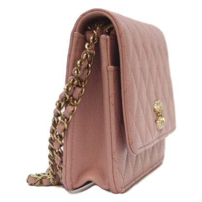 CHANEL シャネル ﾗﾍﾞﾝﾀﾞｰ AP3971 G金具 ｷｬﾋﾞｱｽｷﾝﾁｪｰﾝｳｫﾚｯﾄ ショルダーバッグ