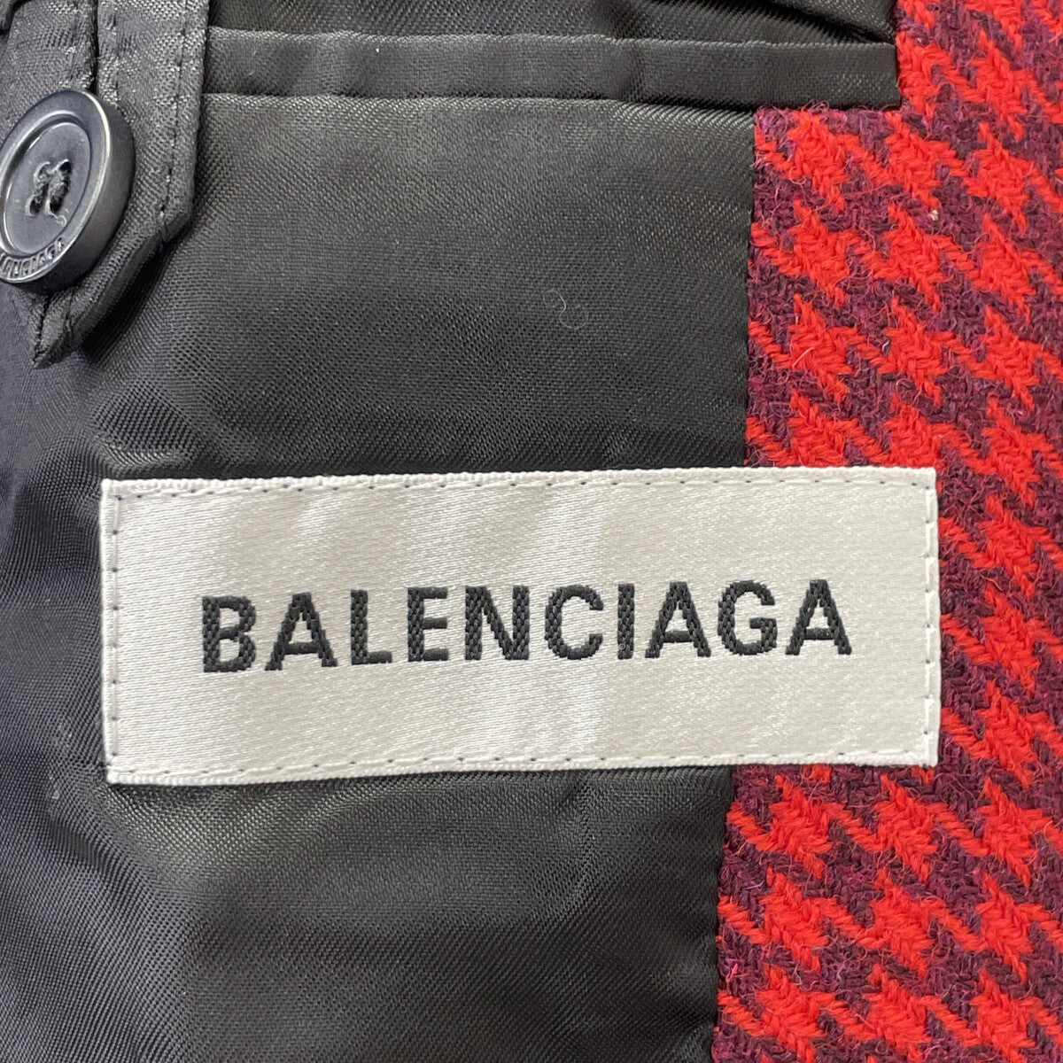 BALENCIAGA バレンシアガ 19年製 583814 ﾊｳﾝﾄﾞﾄｩｰｽ ｳｰﾙｺｰﾄ コート 34