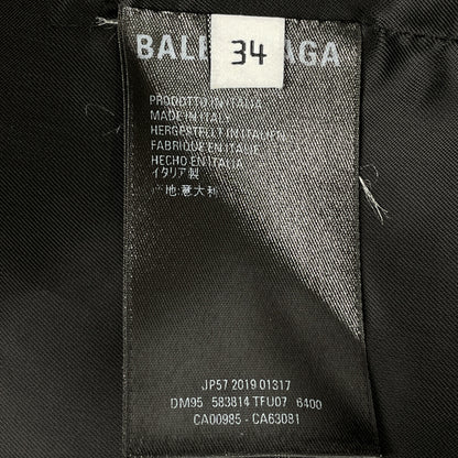 BALENCIAGA バレンシアガ 19年製 583814 ﾊｳﾝﾄﾞﾄｩｰｽ ｳｰﾙｺｰﾄ コート 34