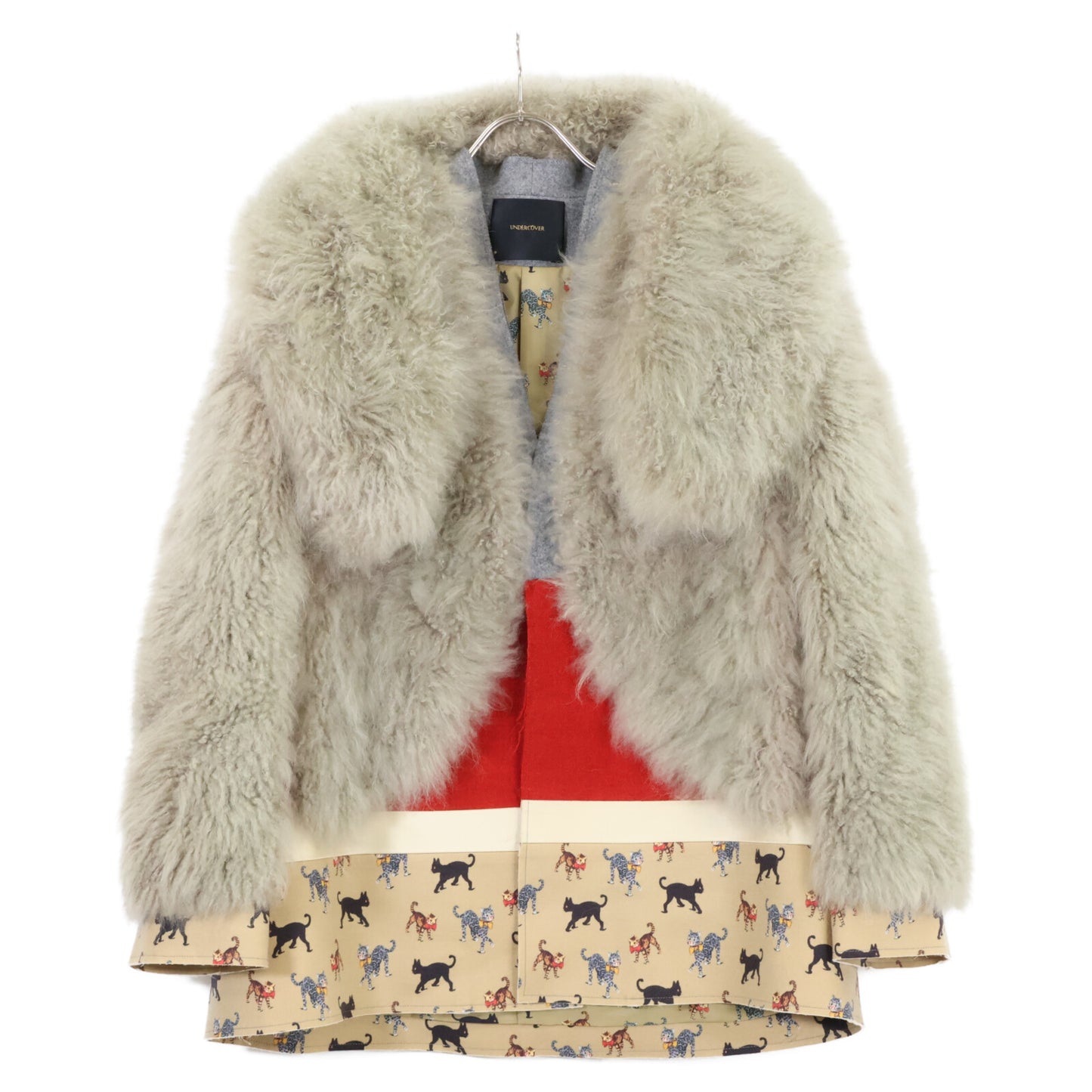 UNDERCOVER アンダーカバー ﾏﾙﾁｶﾗｰ ｳｰﾙ ﾌｧｰ付き ｺｰﾄ ジャケット 1