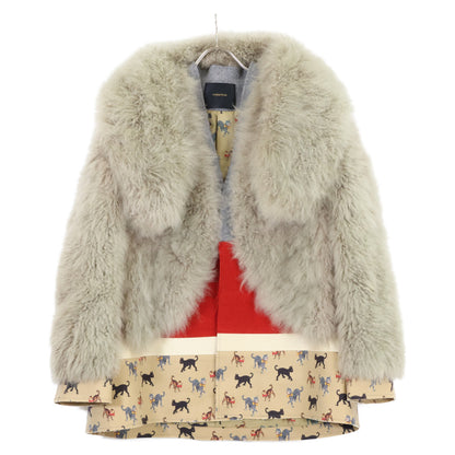 UNDERCOVER アンダーカバー ﾏﾙﾁｶﾗｰ ｳｰﾙ ﾌｧｰ付き ｺｰﾄ ジャケット 1