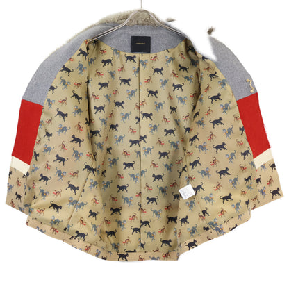 UNDERCOVER アンダーカバー ﾏﾙﾁｶﾗｰ ｳｰﾙ ﾌｧｰ付き ｺｰﾄ ジャケット 1