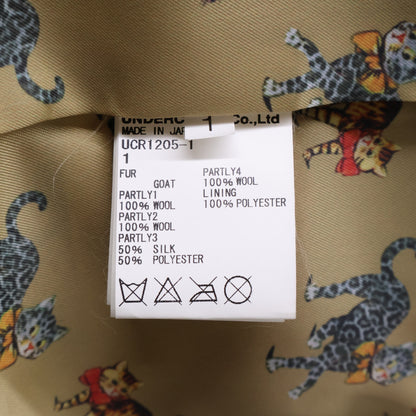 UNDERCOVER アンダーカバー ﾏﾙﾁｶﾗｰ ｳｰﾙ ﾌｧｰ付き ｺｰﾄ ジャケット 1