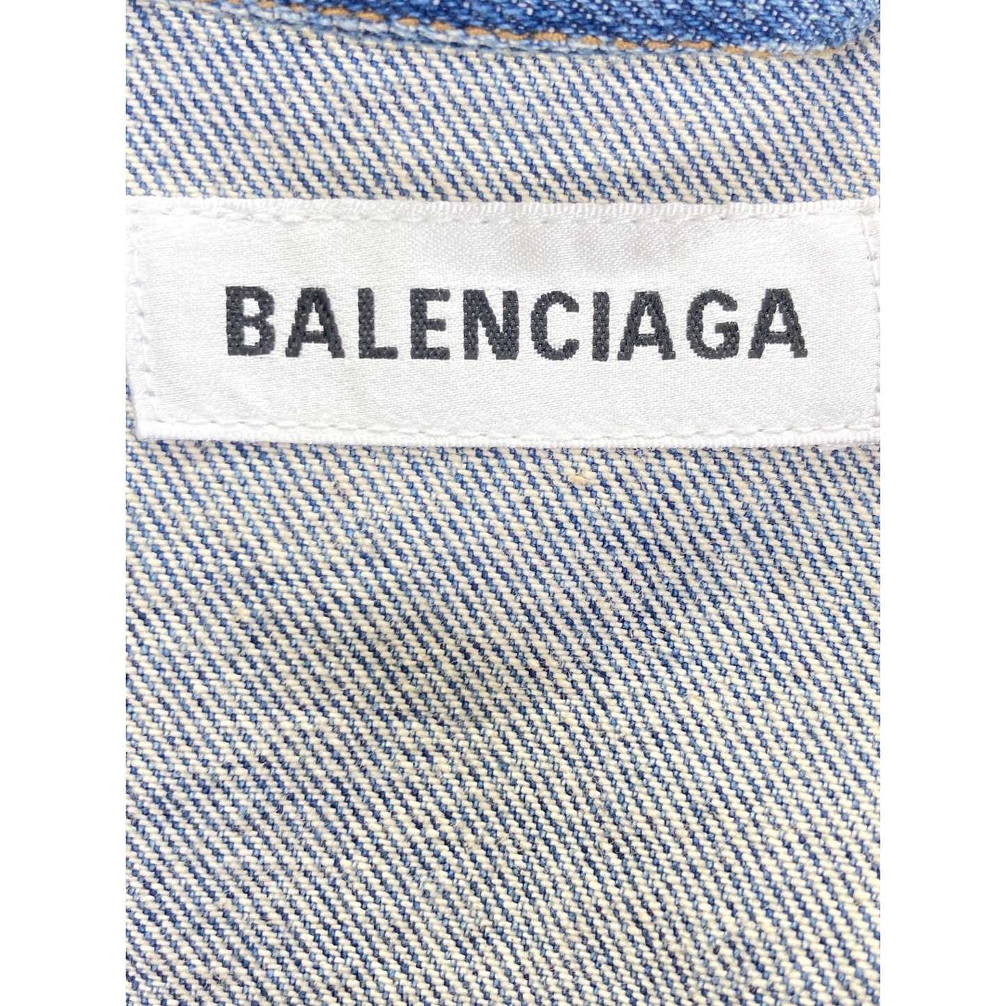 BALENCIAGA バレンシアガ ﾌﾞﾙｰ 583431 ﾃﾞﾆﾑｼﾞｬｹｯﾄ ジャケット 40