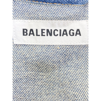 BALENCIAGA バレンシアガ ﾌﾞﾙｰ 583431 ﾃﾞﾆﾑｼﾞｬｹｯﾄ ジャケット 40