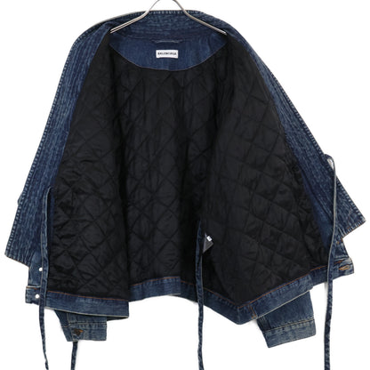 BALENCIAGA バレンシアガ ｲﾝﾃﾞｨｺﾞ 583429 柔道ﾃﾞﾆﾑｼﾞｬｹｯﾄ ジャケット 34