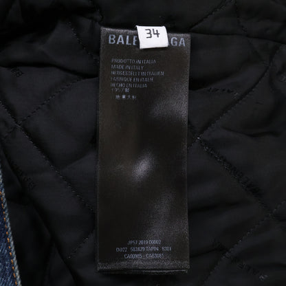 BALENCIAGA バレンシアガ ｲﾝﾃﾞｨｺﾞ 583429 柔道ﾃﾞﾆﾑｼﾞｬｹｯﾄ ジャケット 34