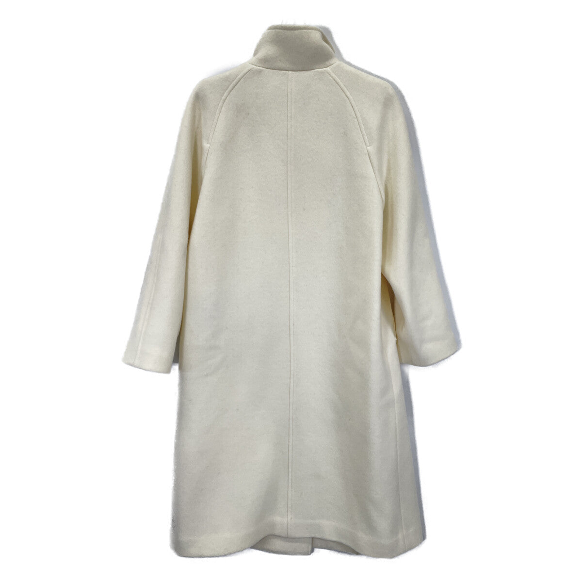 allureville アルアバイル ﾎﾜｲﾄ ｶｼﾐﾔ混 ｽﾀﾝﾄﾞｶﾗｰｺｰﾄ コート 1