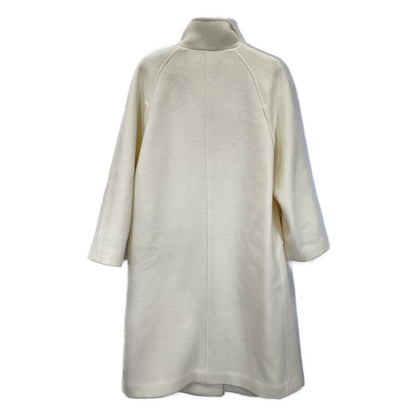 allureville アルアバイル ﾎﾜｲﾄ ｶｼﾐﾔ混 ｽﾀﾝﾄﾞｶﾗｰｺｰﾄ コート 1