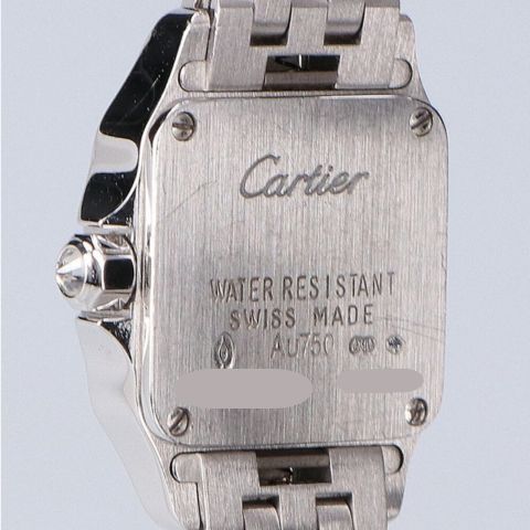 Cartier カルティエ WF9005YA 750WG ミニサントスドゥモワゼル フルダイヤモンド クオーツ 腕時計