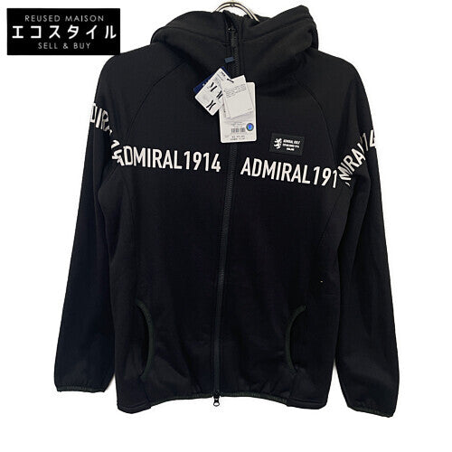 Admiral アドミラル ﾌﾞﾗｯｸ ADMA195 ｼﾞｯﾌﾟｱｯﾌﾟﾌｰﾃﾞｨ トップス M