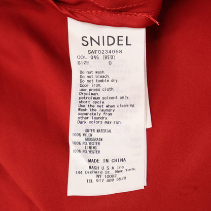 snidel スナイデル 【美品】SWFO234058 バックリボン レース ノースリーブ ロングドレス/ ワンピース 0