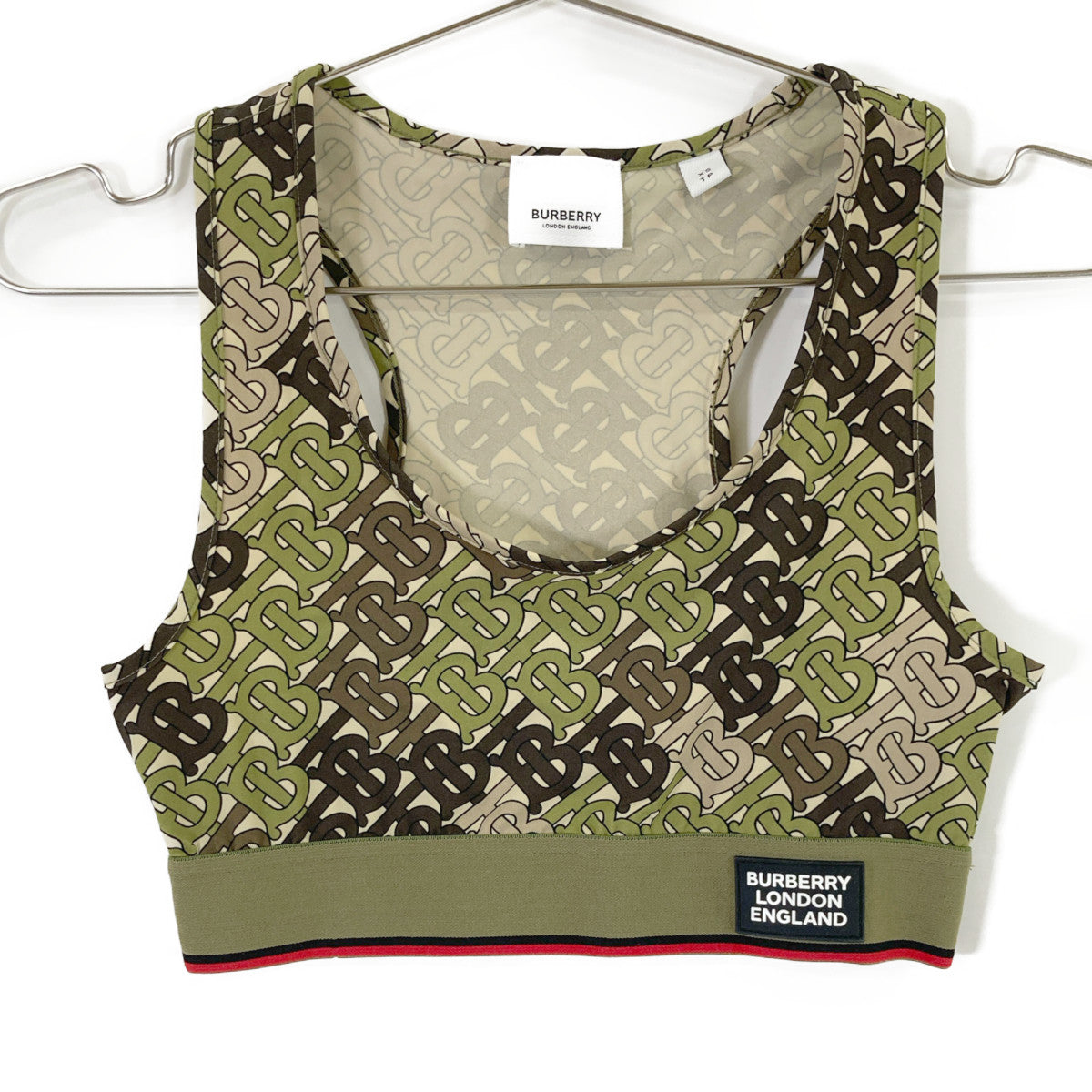 BURBERRY バーバリー 【美品/国内正規】8018976 TBロゴ タンクトップ トップス XS