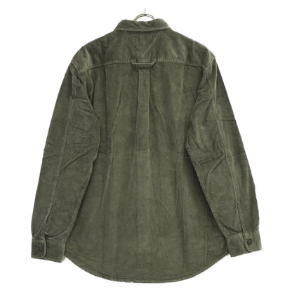 TOMMY HILFIGER トミーヒルフィガー ｸﾞﾘｰﾝ MW36855 ﾘﾗｯｸｽﾌｨｯﾄ ｺｰﾃﾞｨﾛｲｼｬﾂ トップス M