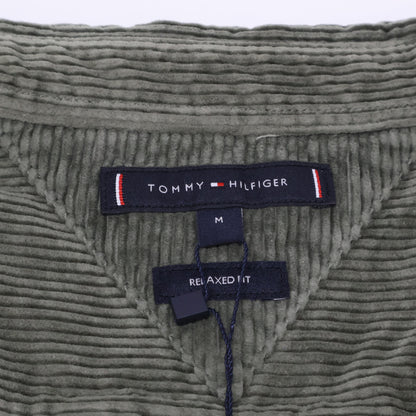 TOMMY HILFIGER トミーヒルフィガー ｸﾞﾘｰﾝ MW36855 ﾘﾗｯｸｽﾌｨｯﾄ ｺｰﾃﾞｨﾛｲｼｬﾂ トップス M