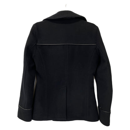 WJK ダブルジェイケイ ブラック 1822 WI77h メルトンウールピーコート コート M