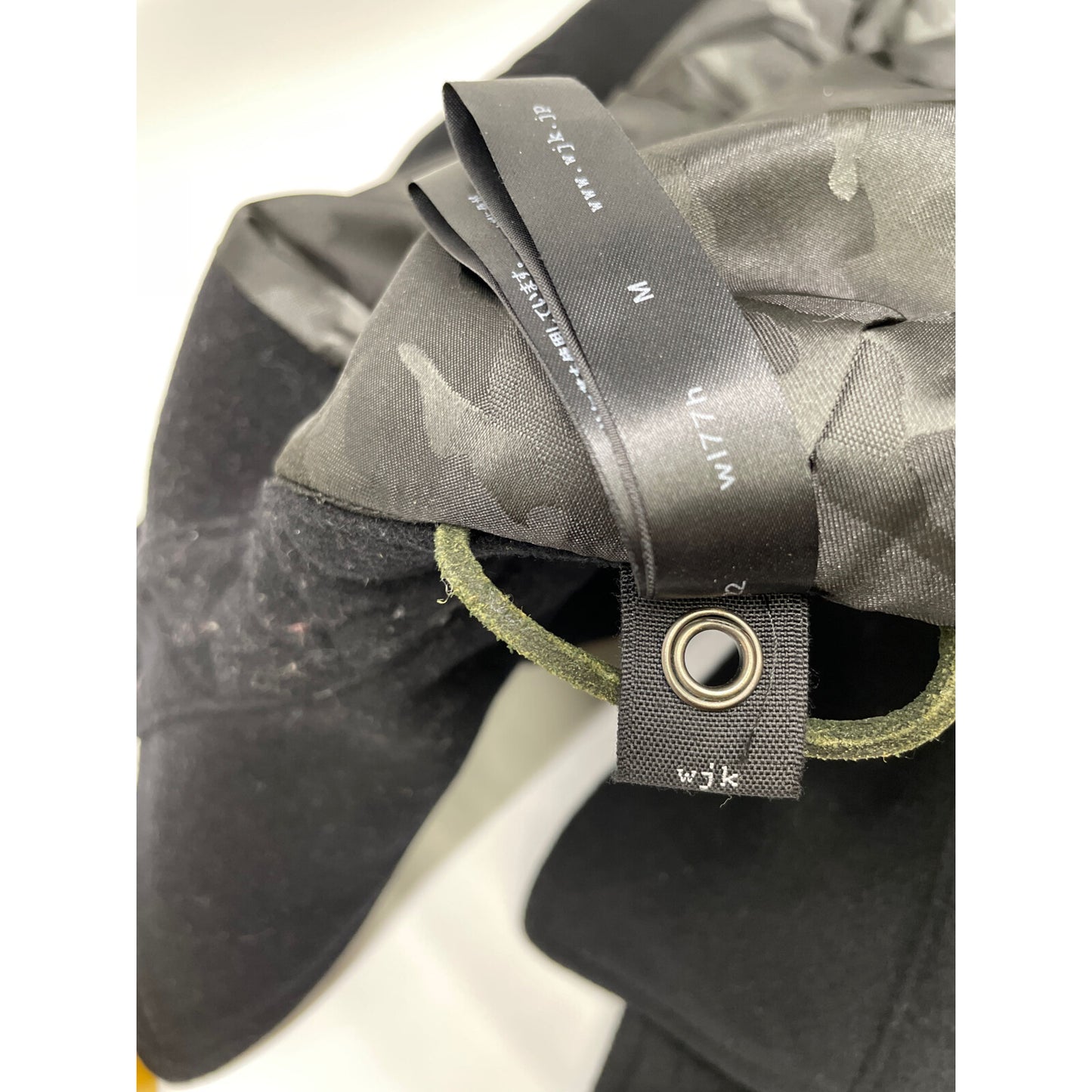 WJK ダブルジェイケイ ブラック 1822 WI77h メルトンウールピーコート コート M