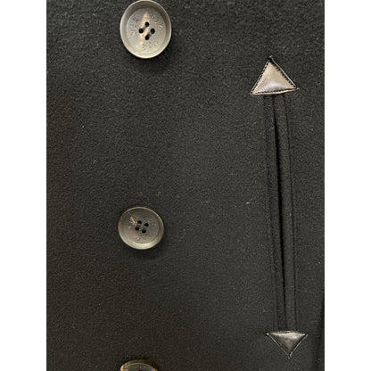 WJK ダブルジェイケイ ブラック 1822 WI77h メルトンウールピーコート コート M