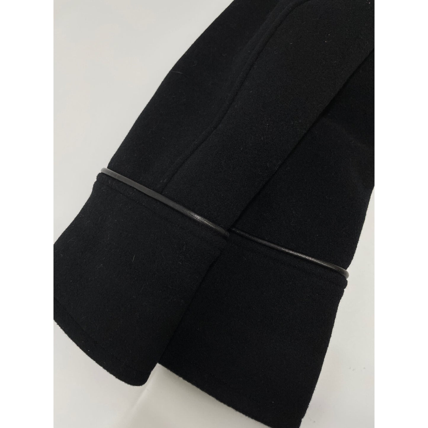 WJK ダブルジェイケイ ブラック 1822 WI77h メルトンウールピーコート コート M