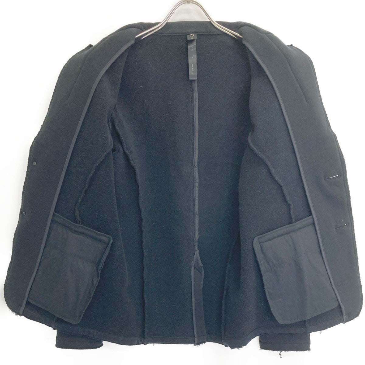 WJK ダブルジェイケイ ﾌﾞﾗｯｸ 2923 hj17k ｽｳｪｯﾄｼﾞｬｹｯﾄ ジャケット M