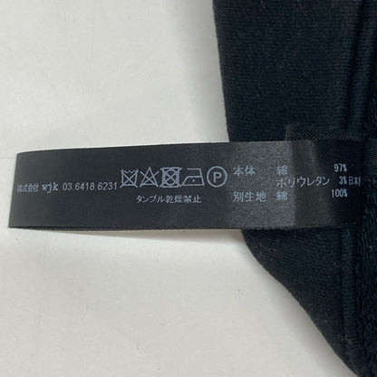 WJK ダブルジェイケイ ﾌﾞﾗｯｸ 2923 hj17k ｽｳｪｯﾄｼﾞｬｹｯﾄ ジャケット M