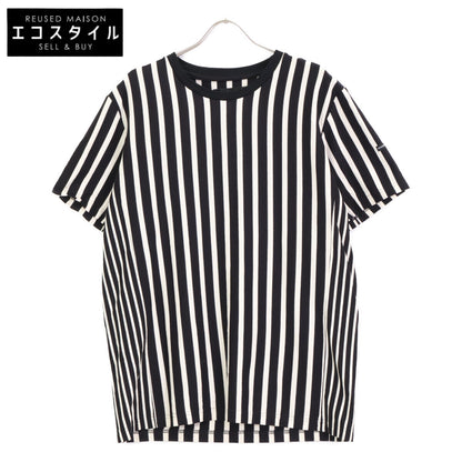 1piu1uguale3 ウノピゥウノウグァーレトレ ﾌﾞﾛｯｸｽﾄﾗｲﾌﾟ MRT309 ｺｯﾄﾝ ｸﾙｰﾈｯｸTｼｬﾂ トップス 4