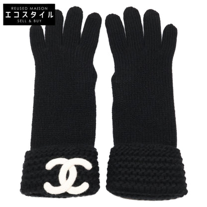 CHANEL シャネル 【新品同様】CCココマーク カシミヤ ニット グローブ