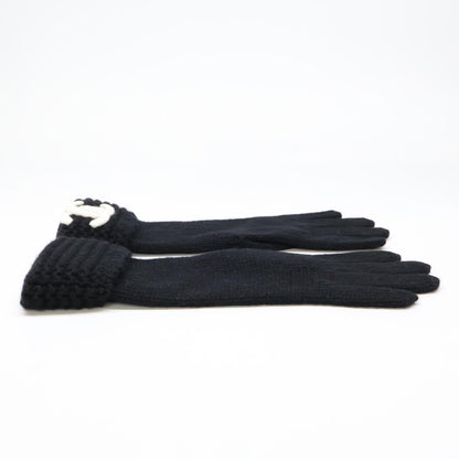 CHANEL シャネル 【新品同様】CCココマーク カシミヤ ニット グローブ