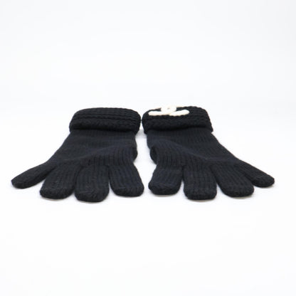 CHANEL シャネル 【新品同様】CCココマーク カシミヤ ニット グローブ