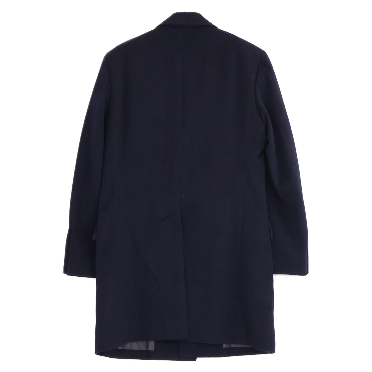 BLACK LABEL CRESTBRIDGE ブラックレーベルクレストブリッジ ﾈｲﾋﾞｰ 2017年製 51B10-703-28 ｳｰﾙ ﾁｪｽﾀｰｺｰﾄ コート S