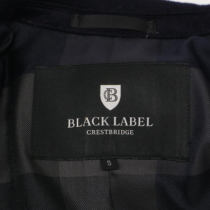 BLACK LABEL CRESTBRIDGE ブラックレーベルクレストブリッジ ﾈｲﾋﾞｰ 2017年製 51B10-703-28 ｳｰﾙ ﾁｪｽﾀｰｺｰﾄ コート S