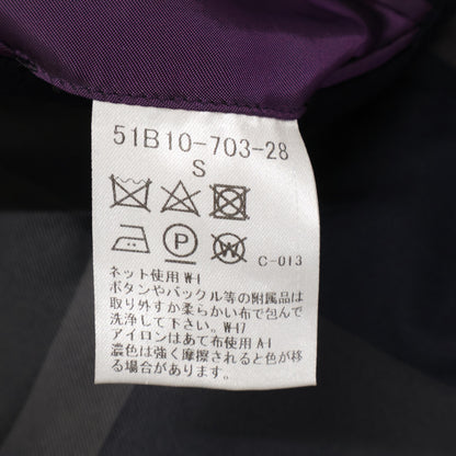 BLACK LABEL CRESTBRIDGE ブラックレーベルクレストブリッジ ﾈｲﾋﾞｰ 2017年製 51B10-703-28 ｳｰﾙ ﾁｪｽﾀｰｺｰﾄ コート S