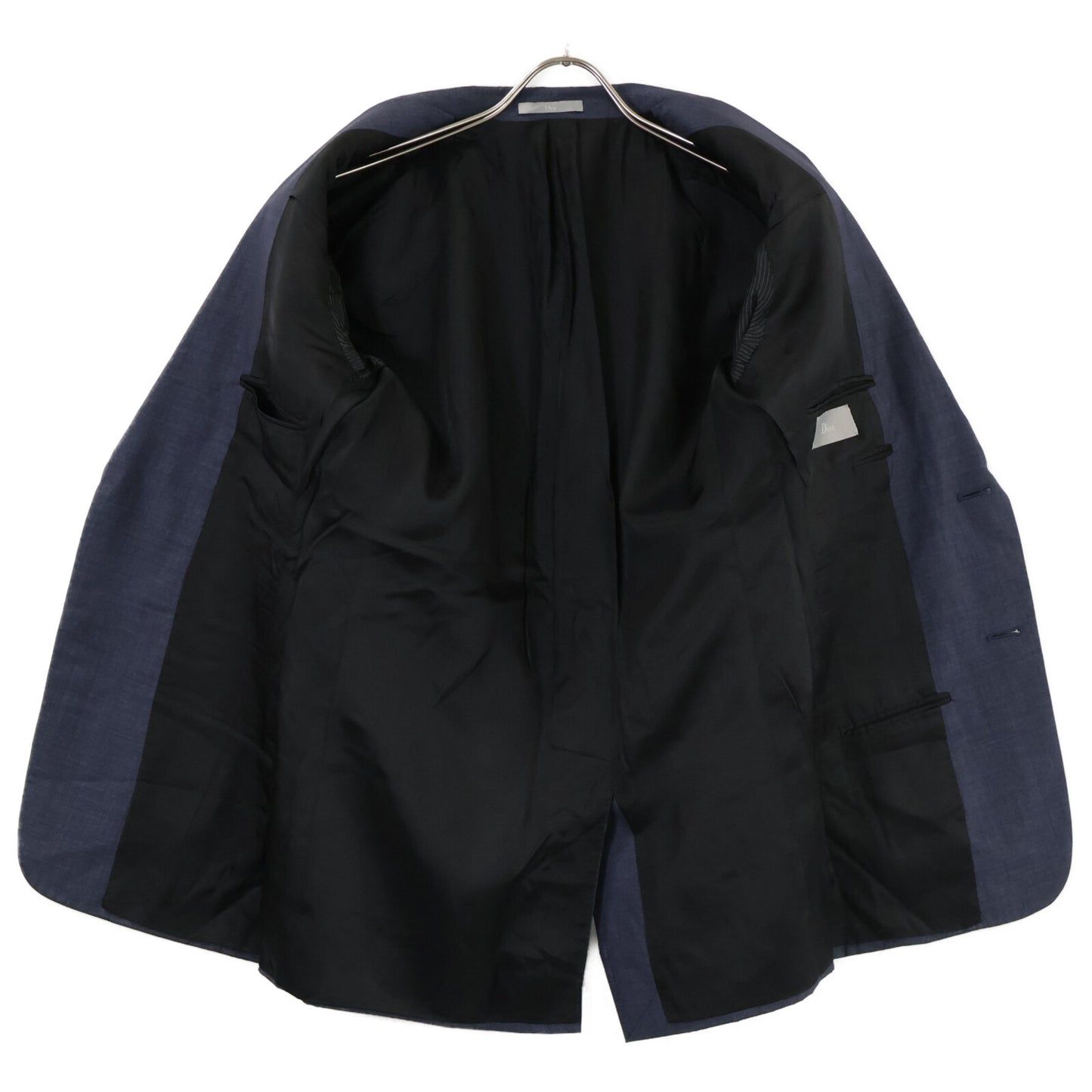 DIOR ディオール 【国内正規】633C720A3870 ウールｘシルク 2Bシングル スーツ　セットアップ 46R