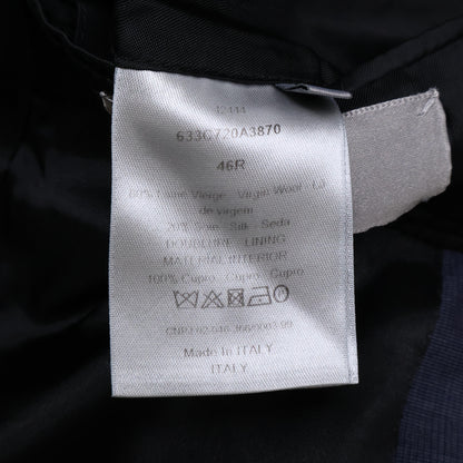 DIOR ディオール 【国内正規】633C720A3870 ウールｘシルク 2Bシングル スーツ　セットアップ 46R