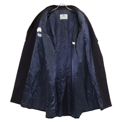 Aquascutum アクアスキュータム 60-70's カシミヤｘミンクファー ロングチェスター コート 42