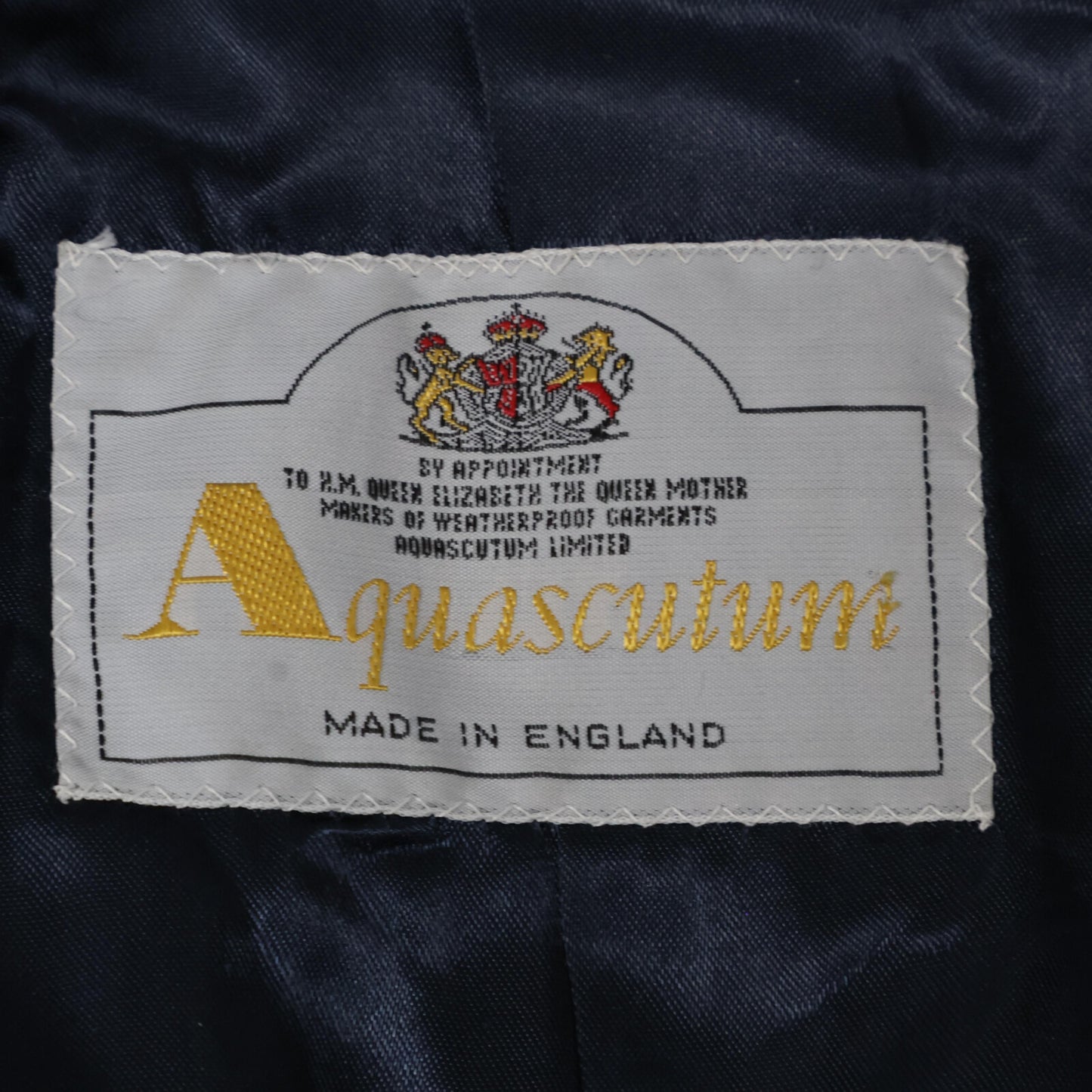 Aquascutum アクアスキュータム 60-70's カシミヤｘミンクファー ロングチェスター コート 42