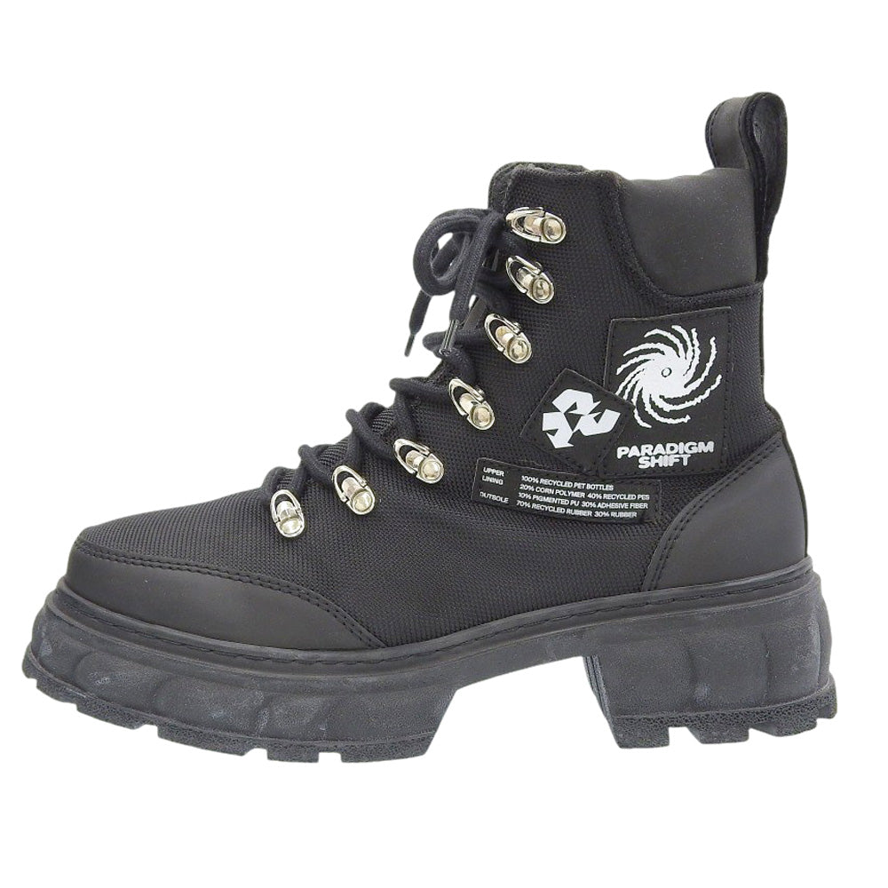 VIRON ヴィロン 美品 レースアップブーツ シューズ メンズ ブラック 41 シューズ 41