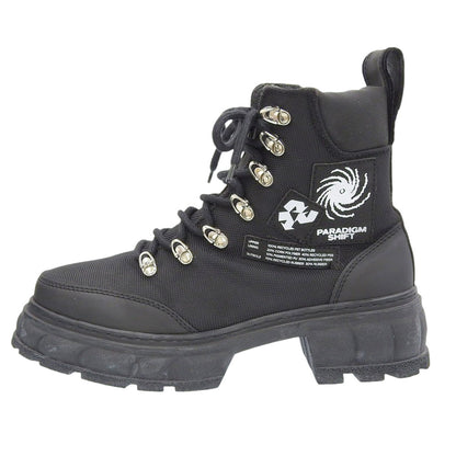 VIRON ヴィロン 美品 レースアップブーツ シューズ メンズ ブラック 41 シューズ 41