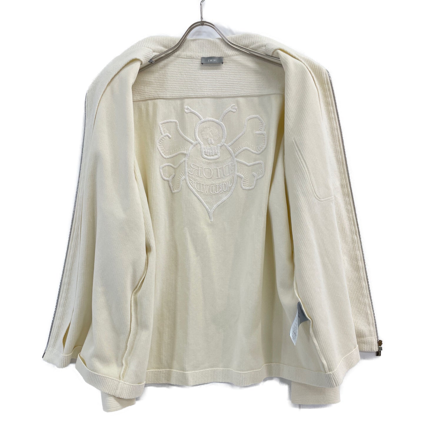 Dior HOMME ディオールオム ｘSHAWN STUSSY ショーンステューシー【美品/国内正規】033J500A0630 ロゴ刺繍 コーデュロイ ジップアップ ジャケット M