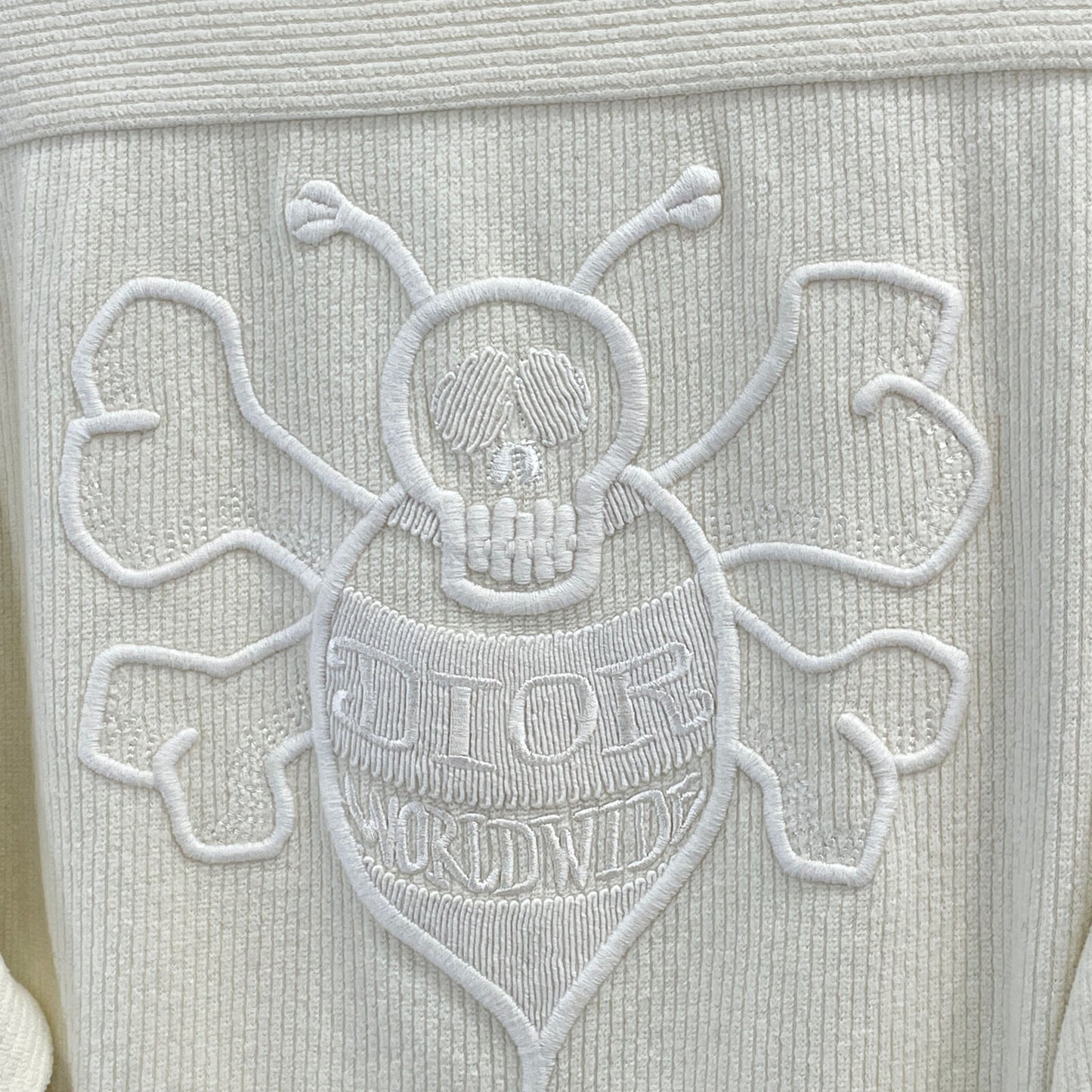 Dior HOMME ディオールオム ｘSHAWN STUSSY ショーンステューシー【美品/国内正規】033J500A0630 ロゴ刺繍 コーデュロイ ジップアップ ジャケット M