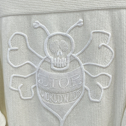 Dior HOMME ディオールオム ｘSHAWN STUSSY ショーンステューシー【美品/国内正規】033J500A0630 ロゴ刺繍 コーデュロイ ジップアップ ジャケット M