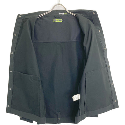 SY32 by SWEET YEARS エスワイサーティトゥーバイスウィートイヤーズ ブラック NE24S12 WOVAN DOUBLE CLOTH SHIRTS JK ジャケット L